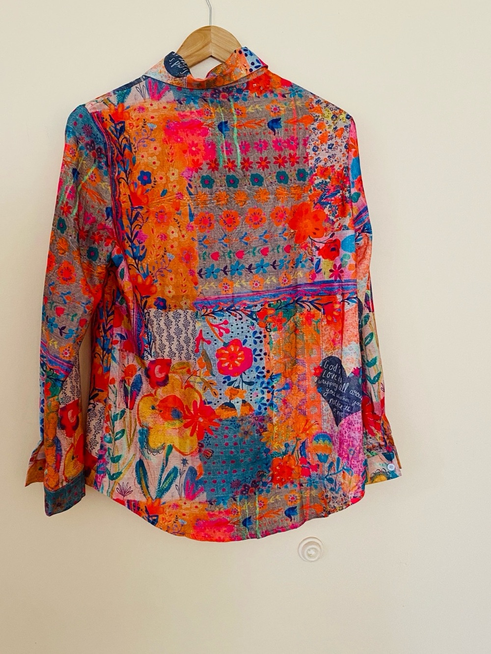 Ladies Boho top size small - Picture 4 of 5